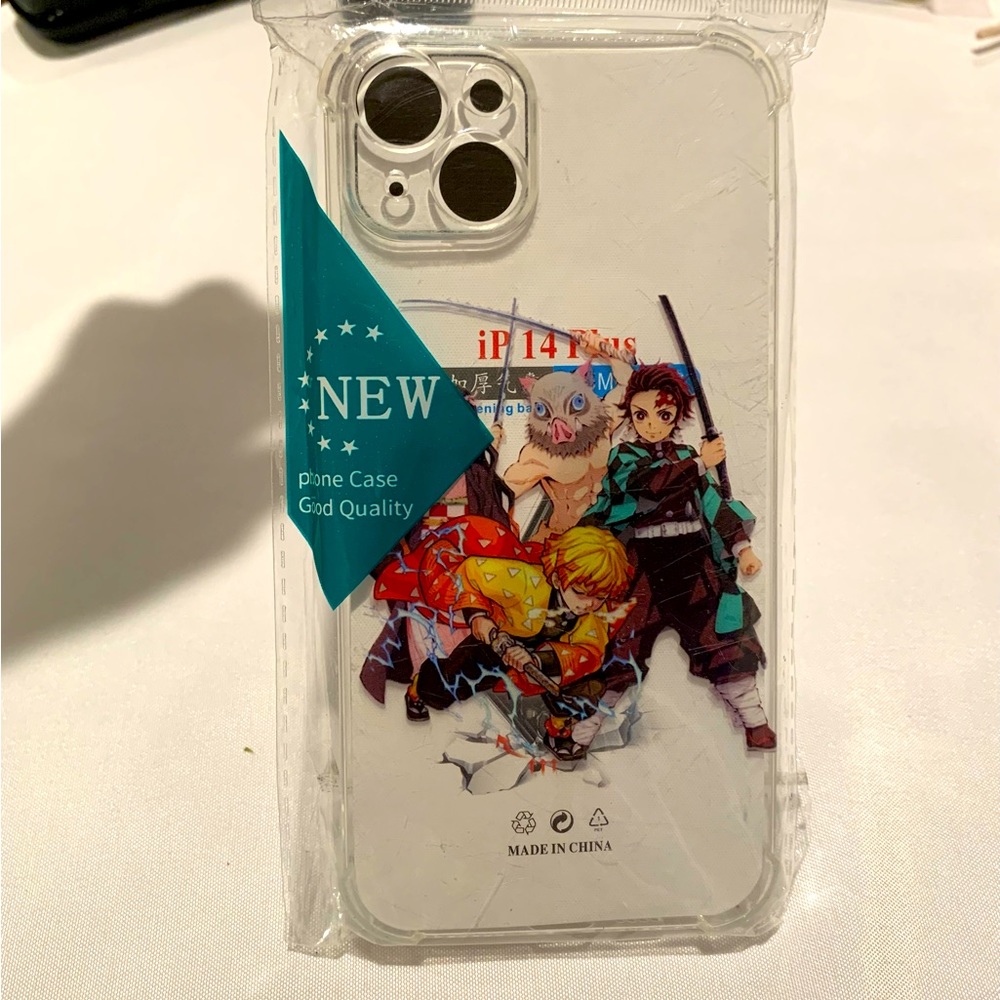 Demon slayer iPhone, 14 plus phone case